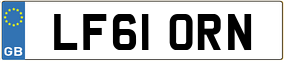 Truck License Plate